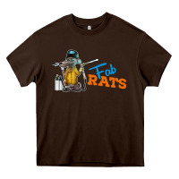 Chocolate Brown fabrats Heavy Core Tee - artisFamous
