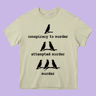 Attempted Murder Cute Heavy Core Tee Designed By Artisfamous