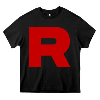 Black r is team rocket Heavy Core Tee - artisFamous