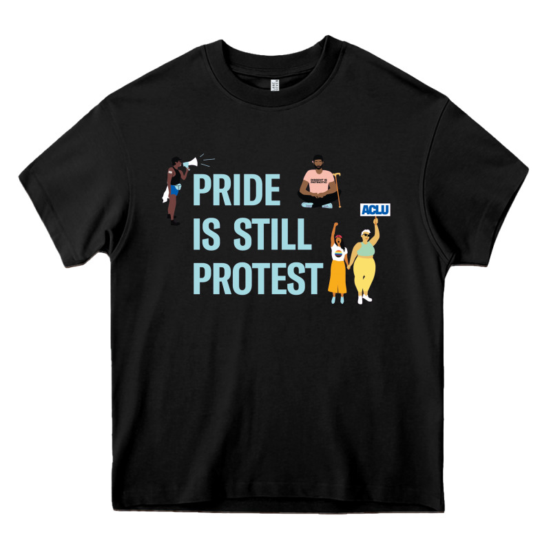 Pride Is Still Protest Heavy Core Tee by artisFamous | Teevron