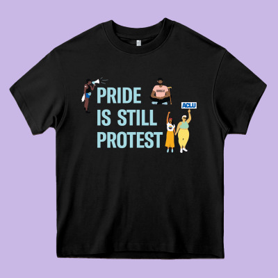 Pride Is Still Protest Heavy Core Tee Designed By Artisfamous