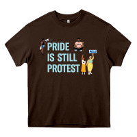 Chocolate Brown pride is still protest Heavy Core Tee - artisFamous