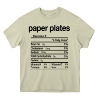 Mossy paper plates nutrition facts funny thanksgiving christmas Heavy Core Tee - artisFamous