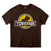Chocolate Brown yoshi park Heavy Core Tee - artisFamous