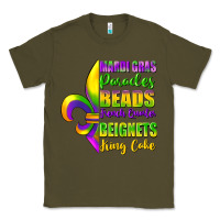 Army Green mardi gras parades beads Classic Tee - FaDigitalArtStudio