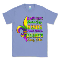 Colony Blue mardi gras parades beads Classic Tee - FaDigitalArtStudio