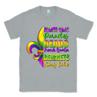 Heather Grey mardi gras parades beads Classic Tee - FaDigitalArtStudio