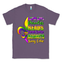 Lavender mardi gras parades beads Classic Tee - FaDigitalArtStudio