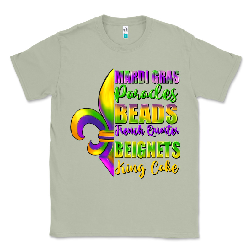 Mardi Gras Parades Beads Classic Tee by FaDigitalArtStudio | Teevron
