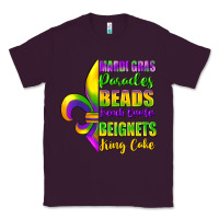Plum mardi gras parades beads Classic Tee - FaDigitalArtStudio
