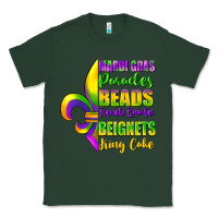 Sports Green mardi gras parades beads Classic Tee - FaDigitalArtStudio