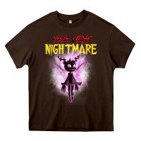 Chocolate Brown Your Worst Nightmare Heavy Core Tee - artisFamous