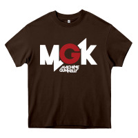 Chocolate Brown machine gun Heavy Core Tee - artisFamous