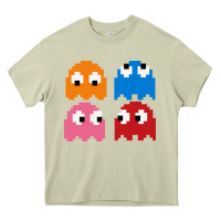 Mossy pacman ghosts cool retro 80s Heavy Core Tee - artisFamous