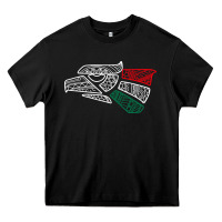 Black mexico flag Heavy Core Tee - artisFamous