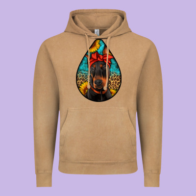 Doberman Vintage Hoodie Designed By Artiststas