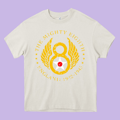 Mighty Eighth   8th Air Force Heavy Core Tee Designed By Artisfamous