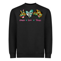 Black Peace Love Texas Heavyweight Sweatshirt - RanaPortraitStore