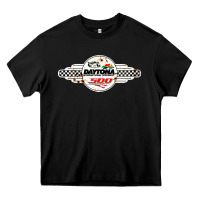 Black daytona speedway Heavy Core Tee - artisFamous