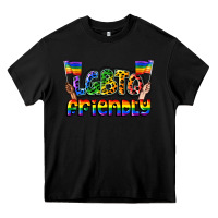 Black lgbtq friendly pride Heavy Core Tee - FaDigitalArtStudio