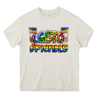 Cream lgbtq friendly pride Heavy Core Tee - FaDigitalArtStudio