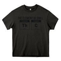 Asphalt mens the element of chill thc marijuana joke black Heavy Core Tee - artisFamous