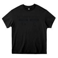 Black mens the element of chill thc marijuana joke black Heavy Core Tee - artisFamous