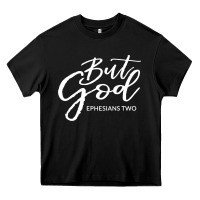 Black but god imajes Heavy Core Tee - artisFamous