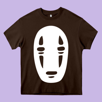 Noface Spirited Away Halloween Heavy Core Tee Designed By Artisfamous