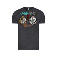 Vintage Black Jingle Bell Rockin Vintage Tee - CowhideDigitalArt