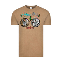 Vintage Coffee Jingle Bell Rockin Vintage Tee - CowhideDigitalArt