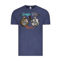 Vintage Denim Jingle Bell Rockin Vintage Tee - CowhideDigitalArt