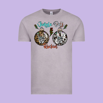 Jingle Bell Rockin Vintage Tee Designed By Cowhidedigitalart