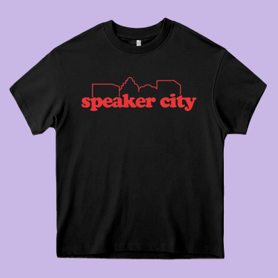 Speaker City Heavy Core Tee Designed By Artisfamous