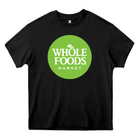 Black Whole Foods Market Heavy Core Tee - artisFamous