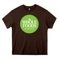 Chocolate Brown Whole Foods Market Heavy Core Tee - artisFamous