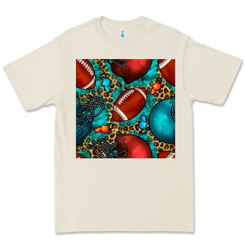 American Football Helmet With Leopard And Gemstone Premium Tee by BundleAndBundleShop | Teevron