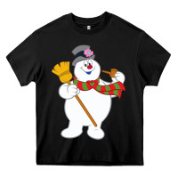 Black Frosty The Snowman New Sku Heavy Core Tee - artisFamous