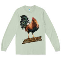 Matcha american game rooster standing Long Sleeve Tee - LillyAllenDesigns