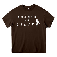 Chocolate Brown lilith woman figure Heavy Core Tee - artisFamous