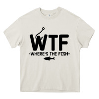 Cream where's the fish Heavy Core Tee - artisFamous