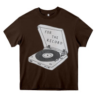 Chocolate Brown for the record Heavy Core Tee - artisFamous