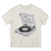 Cream for the record Heavy Core Tee - artisFamous