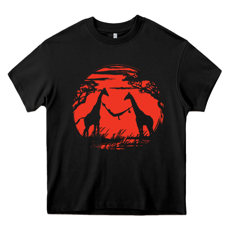 Giraffe Heavy Core Tee by artisFamous | Teevron