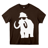 Chocolate Brown mammoth Heavy Core Tee - artisFamous