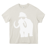 Cream mammoth Heavy Core Tee - artisFamous