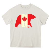 Cream Canadian Bear Heavy Core Tee - artisFamous