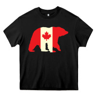 Black Canadian Bear Heavy Core Tee - artisFamous