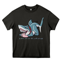 Asphalt Sharkdog Sticker Heavy Core Tee - artisFamous
