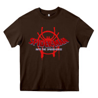 Chocolate Brown into the spider verse film Heavy Core Tee - artisFamous